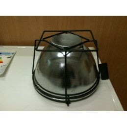 Paiolo OVBC alluminio pesante 26cm vista laterale fondo per gas e elettrico
