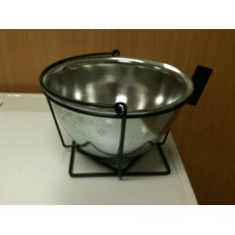 Paiolo OVBC alluminio pesante 26cm vista laterale con motore