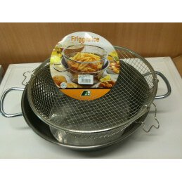 Friggitrice Inox LAR 23 cm con Griglia – Induzione e Gas | Mosconi