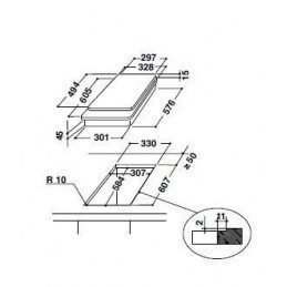 Piano Cottura Induzione KitchenAid KHDI3040 – 30 cm, 2 Zone | Mosconi