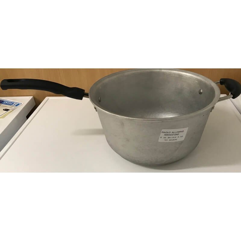 Paiolo Polenta Alluminio Pesante Fuso 26cm per Induzione – Made in Italy | Mosconi