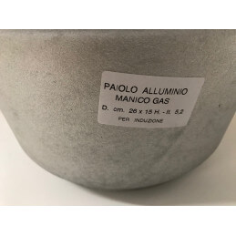 Paiolo Polenta Alluminio Induzione 26cm