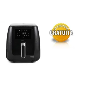FRIGGITRICE AD ARIA 6,5 Litri Nero Lucido| VIVO Air Fryer