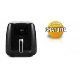 Friggitrice ad aria VIVO Air Fryer 6,5 litri nero lucido – ideale per famiglie