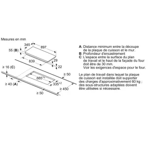 Piano cottura Induzione 90CM Neff T50BS31N0 N90 90x35