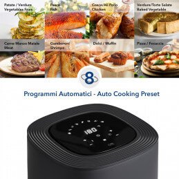 Friggitrice ad Aria VIVO Air Fryer 5,5 Litri – Cottura Sana Senza Olio | Mosconi Tirano