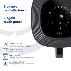 FRIGGITRICE AD ARIA 5,5 Litri | VIVO Air Fryer