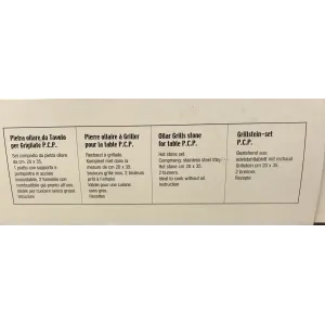 pietra ollare grigliate