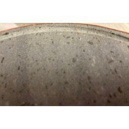 Bistecchiera pietra ollare tonda diametro 29cm con supporto per grigliare