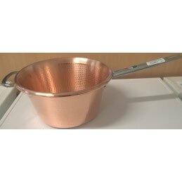 Paiolo Polenta Rame 26cm 1 Manico per Induzione LAR – Made in Italy