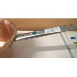 Paiolo Polenta Rame 26cm 1 Manico per Induzione LAR – Made in Italy