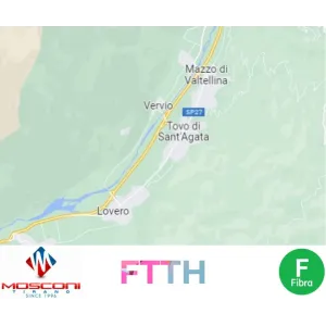 Pianeta Fibra FTTH FWA Mazzo di Valtellina- Tovo di Sant'Agata- Lovero