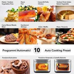 Friggitrice ad Aria VIVO Air Fryer 12 Litri – Per Famiglie Numerose | Mosconi Tirano