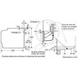 Forno da incasso a vapore B47FS22N0