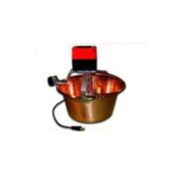 Paiolo Rame  Nuova Fac Fondo Piano 24W Diam.32 9LT-Induzione-