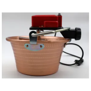 Paiolo Rame Nuova Fac Fondo Piano 24W Diam.32 9LT-Induzione-