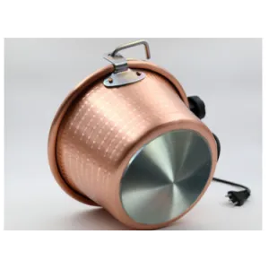 Paiolo Rame Nuova Fac Fondo Piano 24W Diam.32 9LT-Induzione-