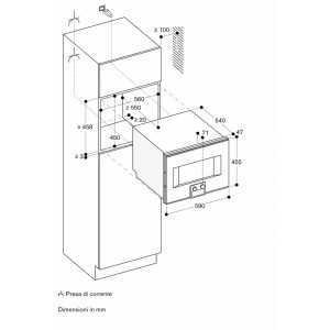 Forno CombiVapore Gaggenau BS450111 Serie 400 – Sous-vide | Mosconi