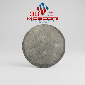 Pietra ollare 40cm per barbecue vista laterale spessore 2cm vista inferiore