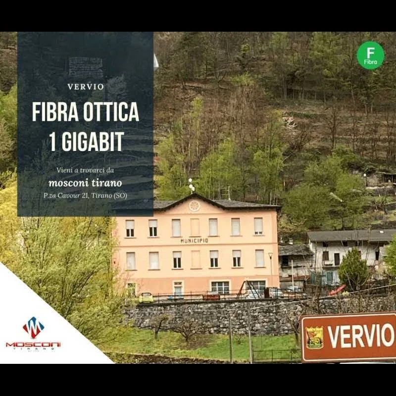 Internet veloce fibra Vervio