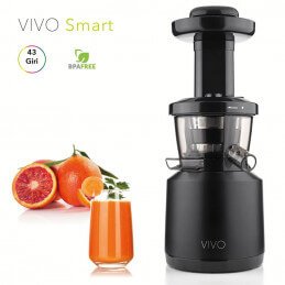 VIVO Smart Slow Juicer estrattore a freddo nero opaco – Classe Italia